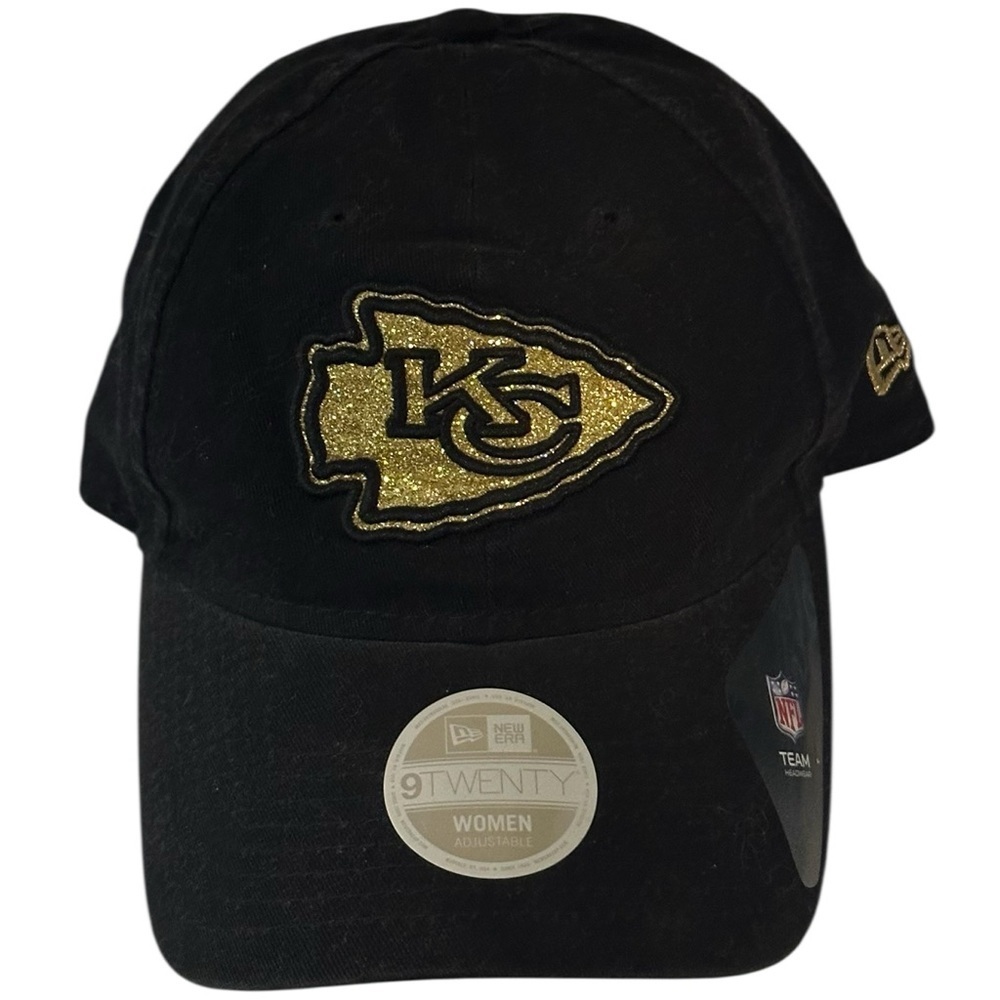 New Era Black & Gold Glitter Kansas City Chiefs Cap